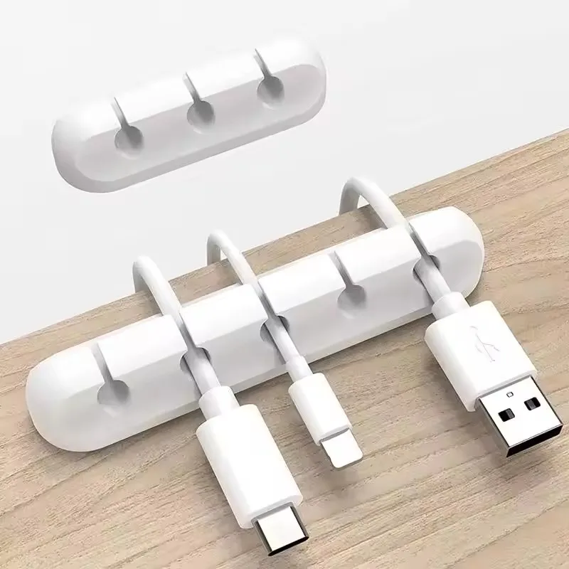 Desk Accessories - Silicone USB Cable Organizer USB Charging