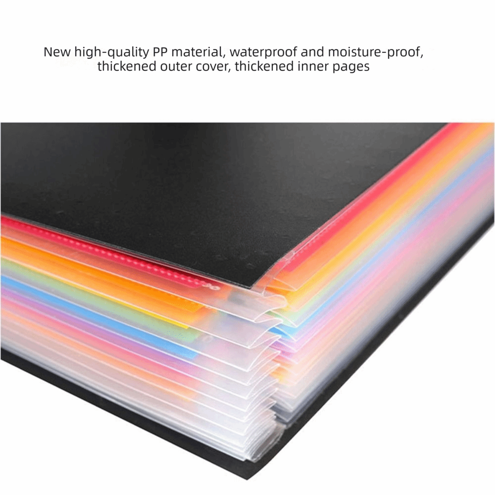 13 Pocket Expanded File Holder - Expandable Accordion File Folder 13 Pockets recension och pris