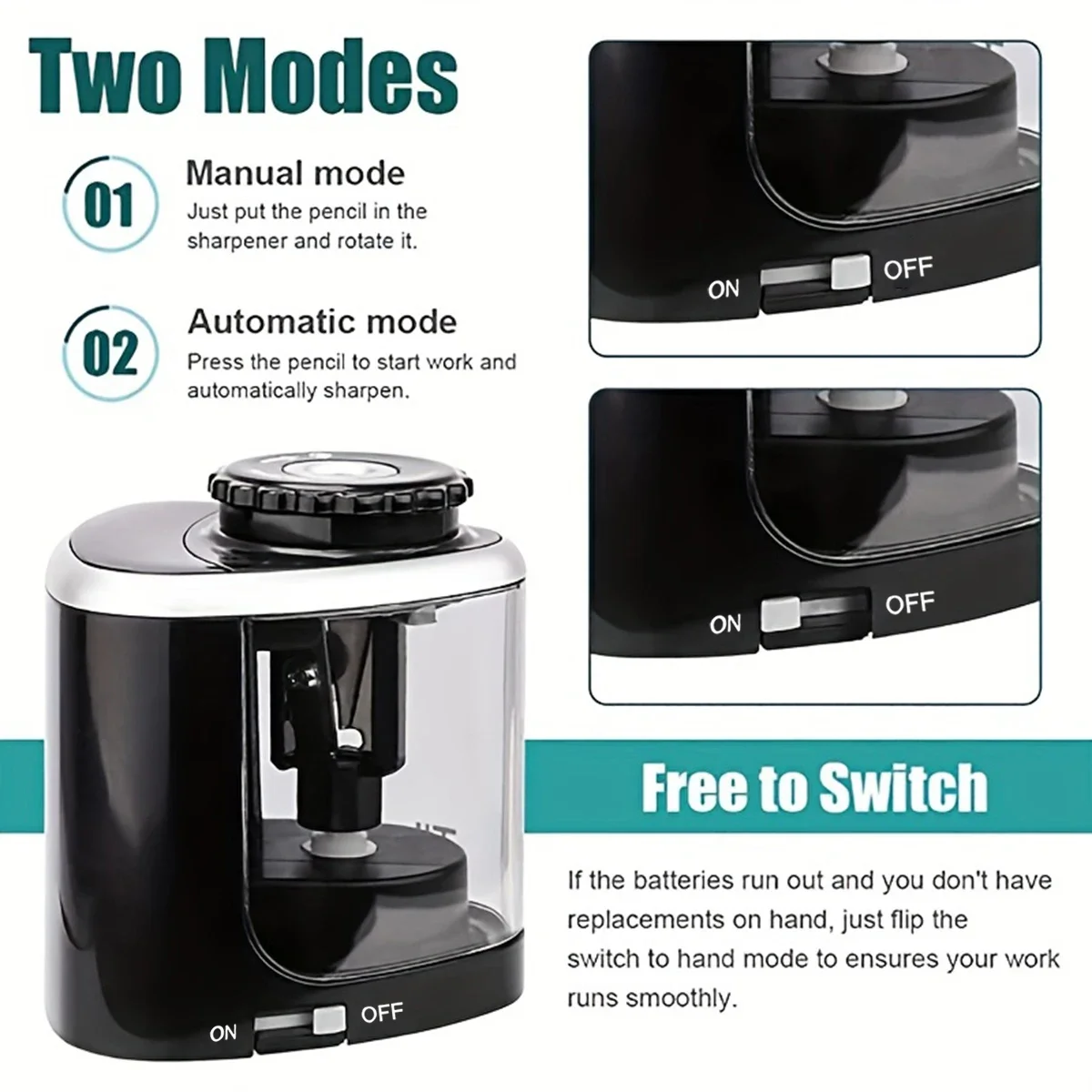 Desktop Electric Sharpener Ass - Electric Pencil Sharpener Usb recension och pris