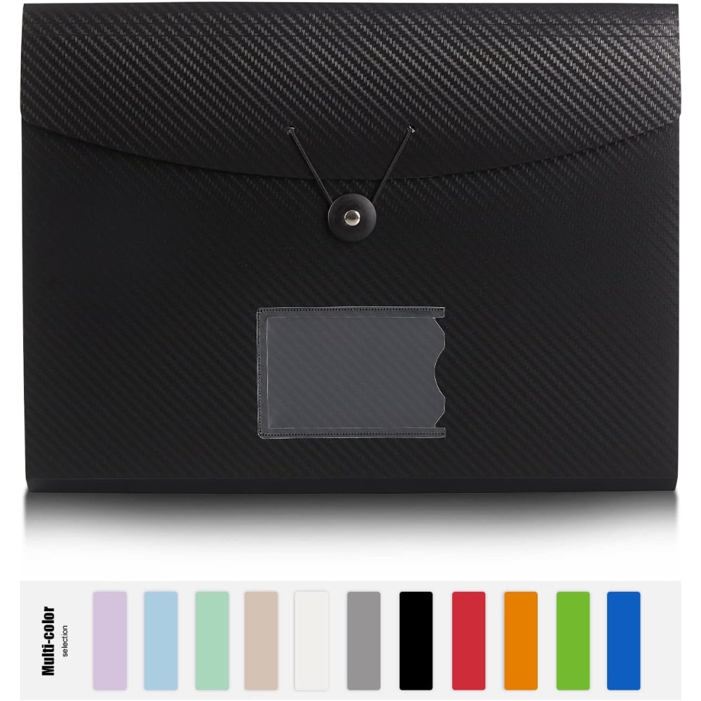 13 Pocket Expanding File Folde - Expandable Accordion File Folder 13 Pockets recension och pris