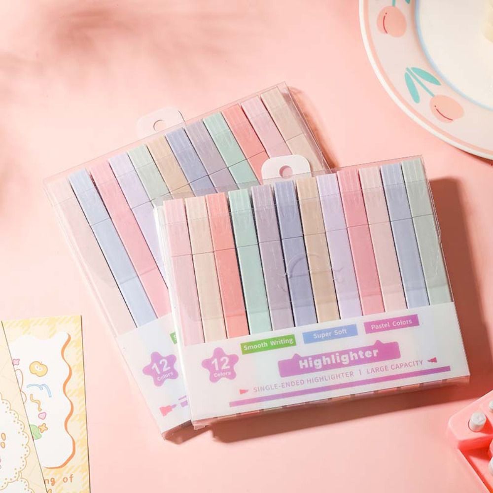 Double Headed Highlighter Pens - Pastel Highlighter Set Double Ended recension och pris