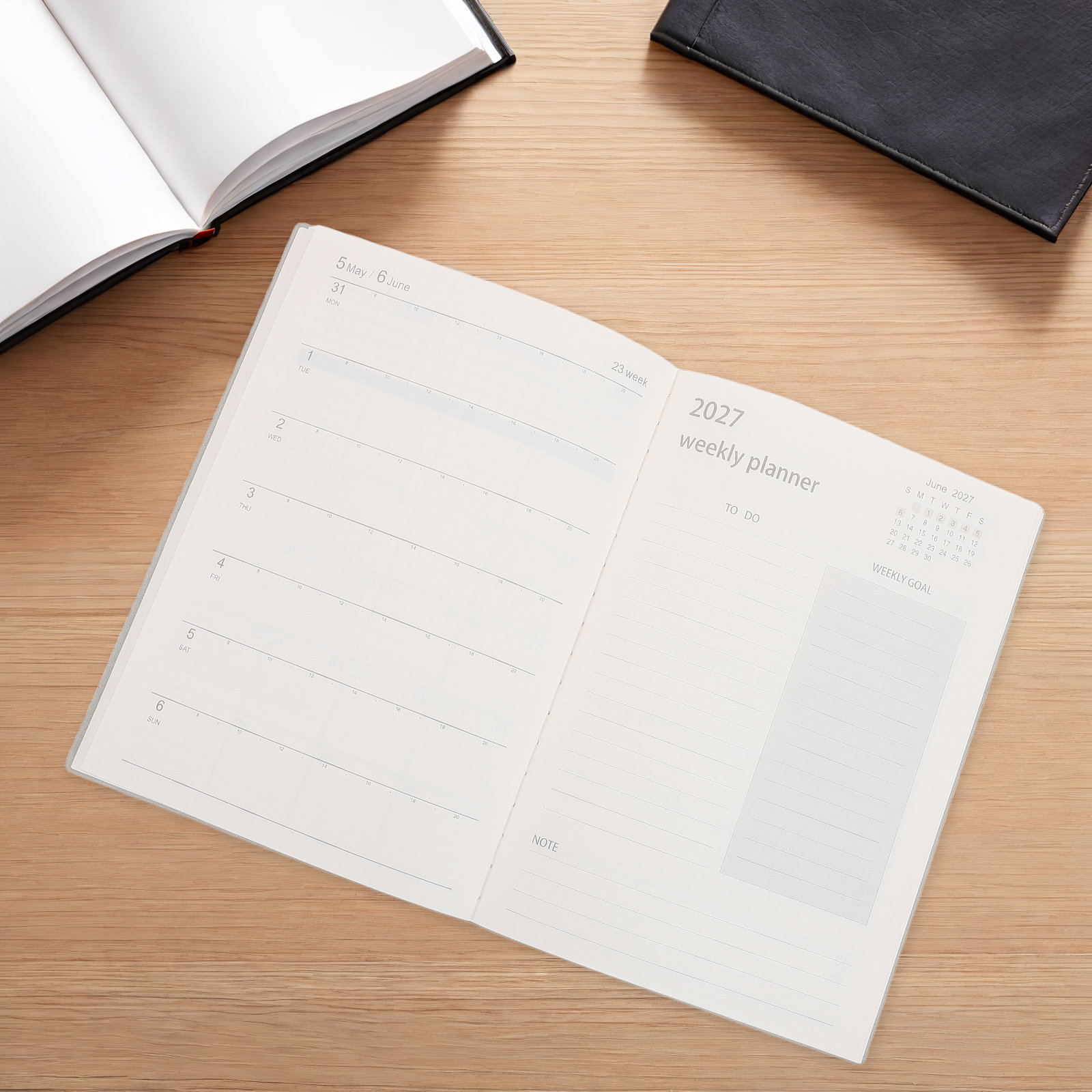 2027 Professional Planner Note - Spiral Bound Grid Notebook A5 recension och pris