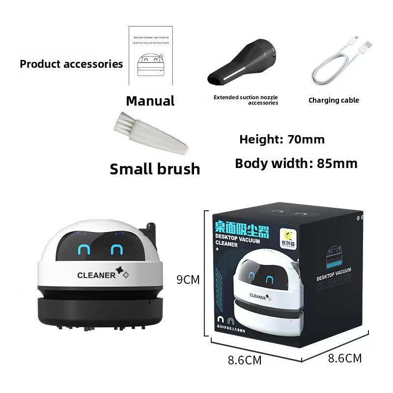Cartoon Mini Desktop Vacuum Cl - Mini Desktop Vacuum Cleaner For Eraser Dust recension och pris
