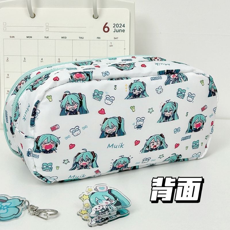 Hatsune Miku Pencil Bag Cute C - Aesthetic Large Pencil Case Pouch recension och pris