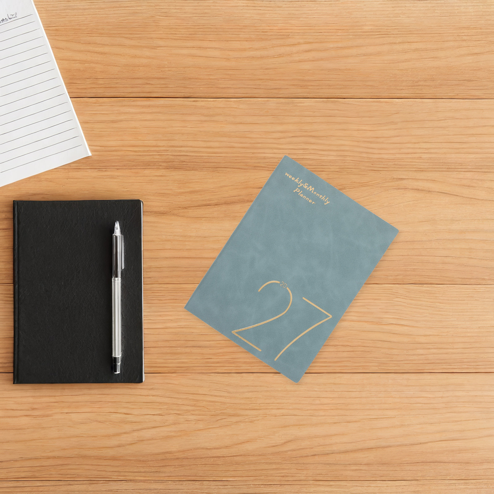 2027 Weekly Monthly Planner No - Spiral Bound Grid Notebook A5 recension och pris