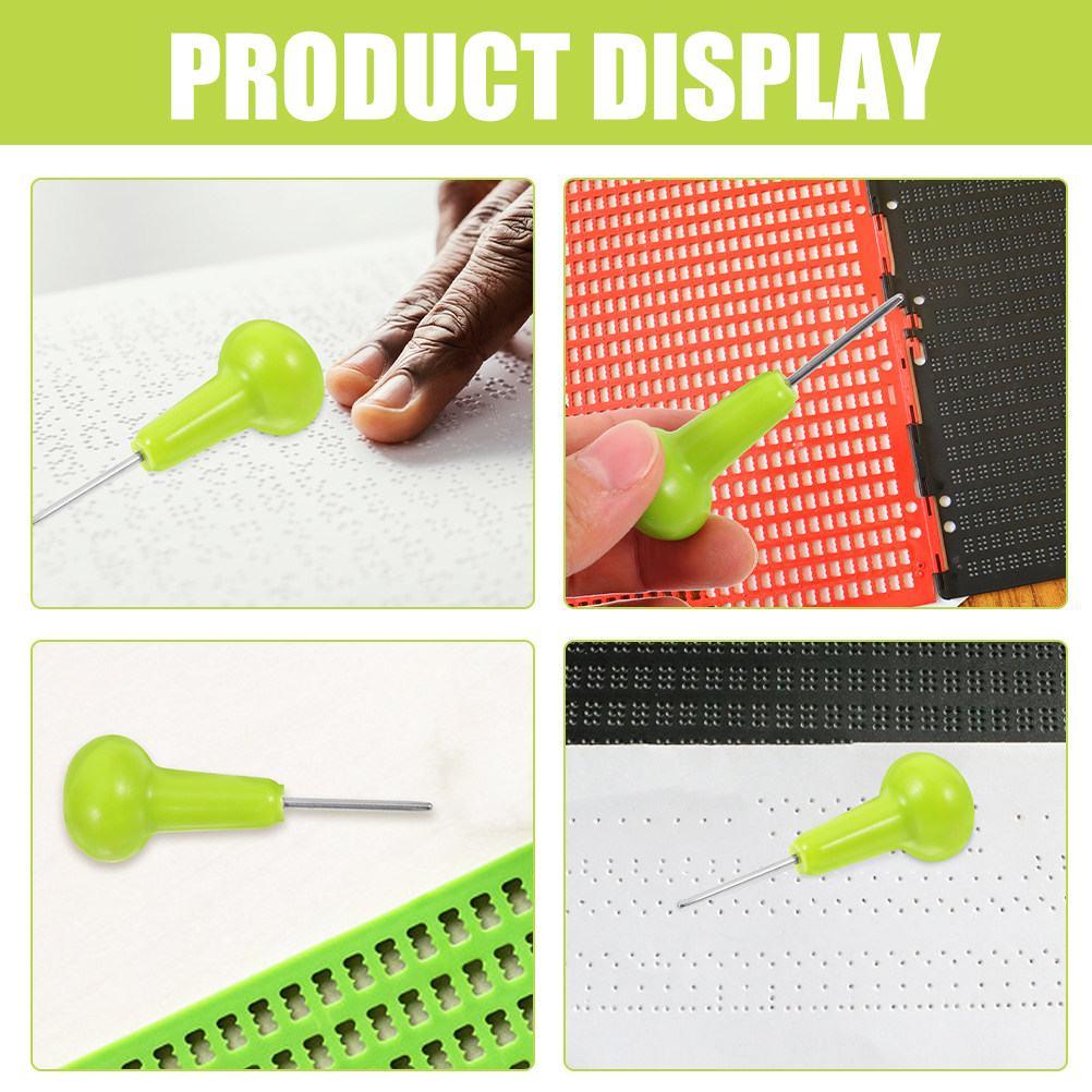 2Pcs Plastic Braille Pen Blind - Writing Tools recension och pris