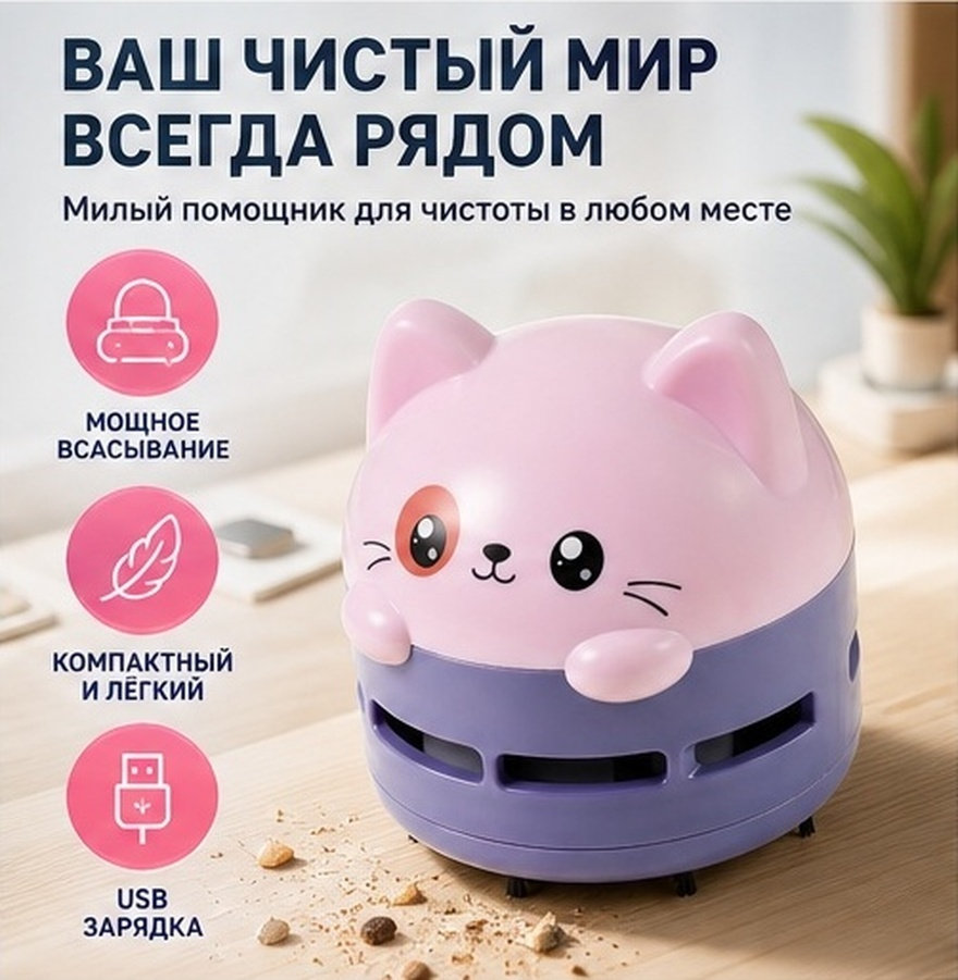 Mini Vacuum Cleaner for Desk D - Mini Desktop Vacuum Cleaner For Eraser Dust recension och pris